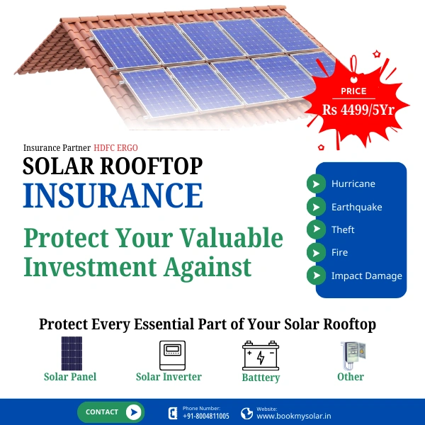 HDFC ERGO Buy Solar Rooftop – Insurance Starting at Just ₹999/Year - 5 Year