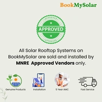 WAAREE Solar: On-Grid DCR Mono Bifacial Solar Rooftop System for home with complete Installation - 2 K-Watt, Single