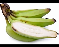 Raw Banana - Green  - 500gm, White