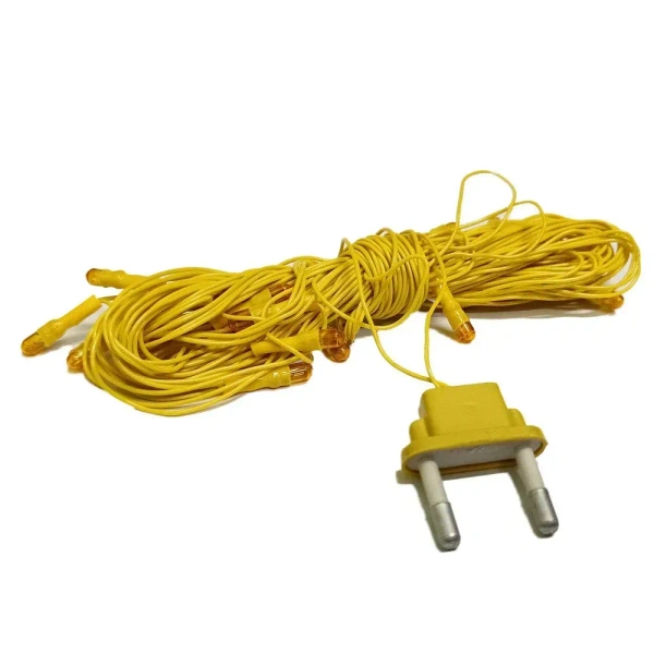 YELLOW Rice Bulb Lights for Home Decoration Indoor Outdoor, 20 Metre - 20 Metre, Yellow