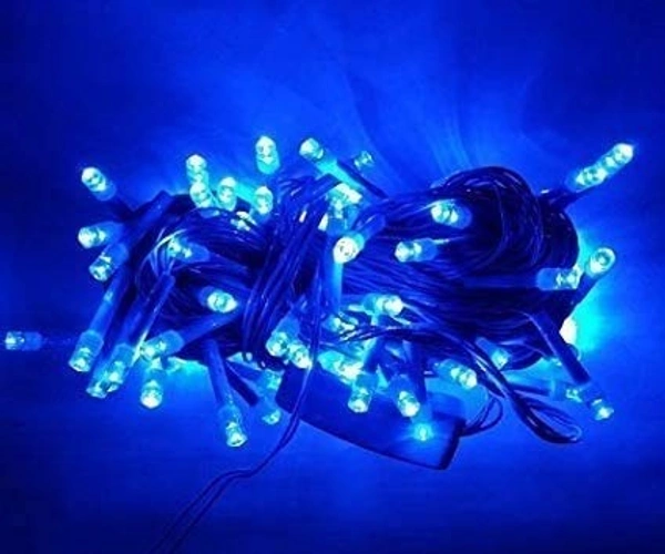 BLUE Rice Bulb Lights for Home Decoration Indoor Outdoor, 10 Metre - 10 Metre, Blue