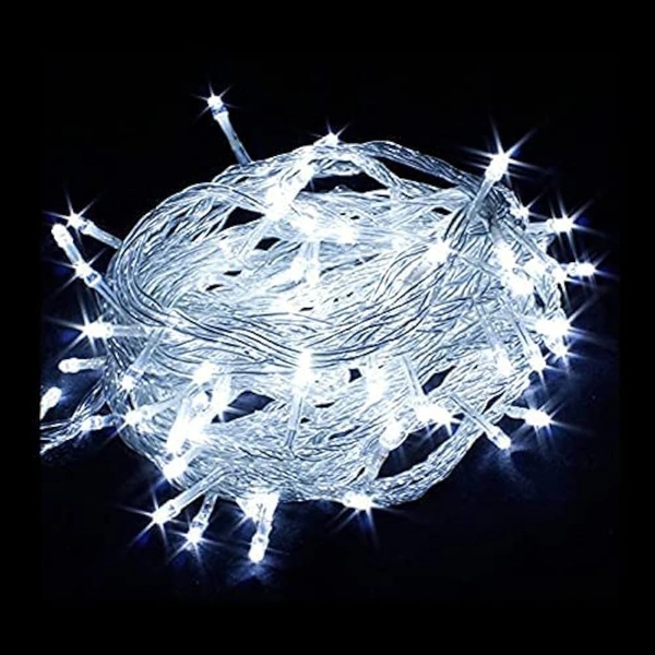 WHITE Rice Bulb Lights Combo - 10 Feet, 10 Pcs - White