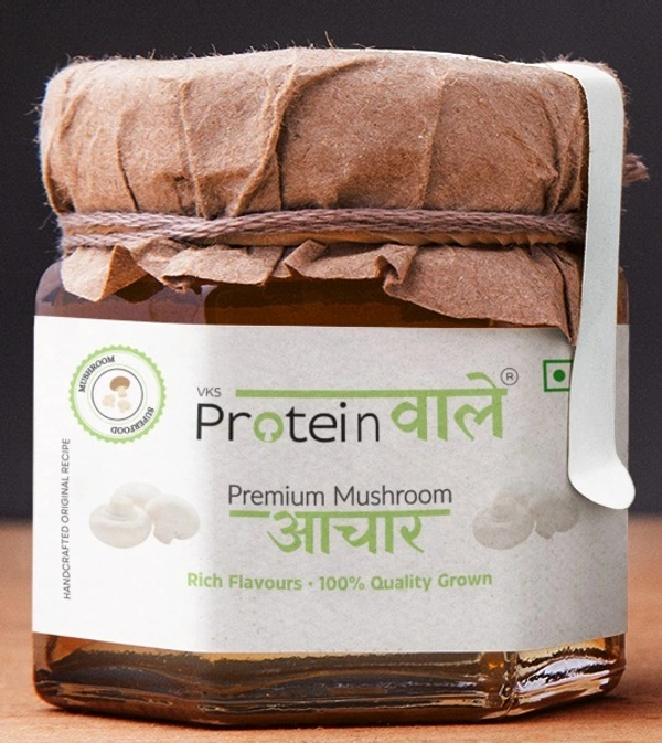 ProteinWaale Premium Mushroom Achaar, 150g - 150 Grams