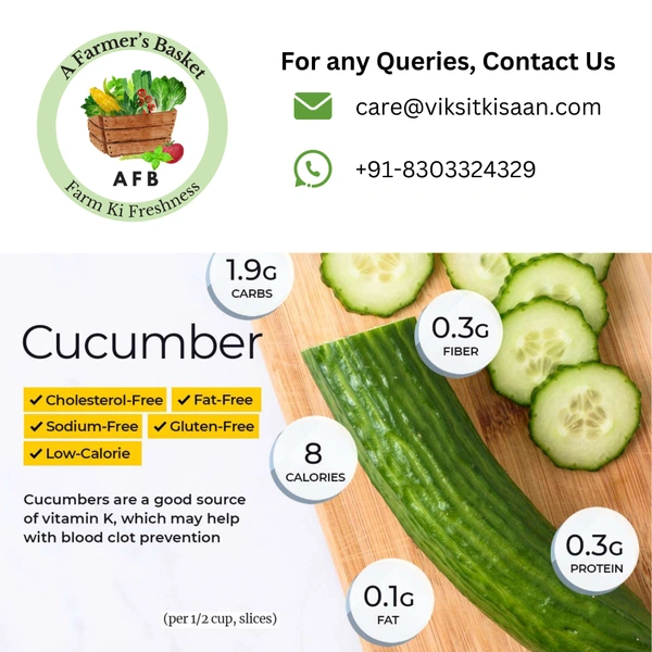 Green Cucumber (Kheera) - 500g