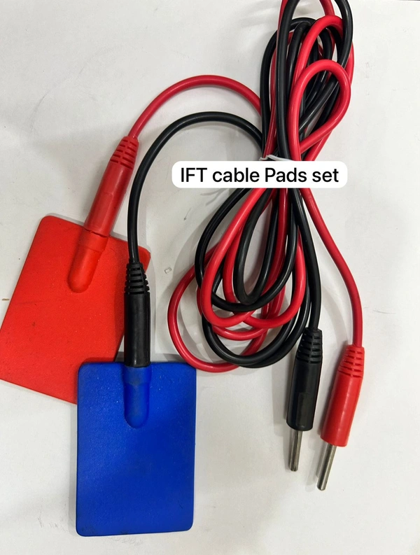 Ramtec IFT Cable Set Wire And Pads - 1 Black Lead + 1 Red Laed