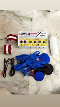 Ramtec 4 Ch Tens Machine With All Accessories And Gel - White