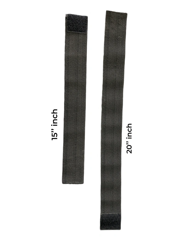 MVMtec 4 Belts - Set ( 2 Small And 2 Big) Used For Physiotherapy Purposes And For Fixing Pads 