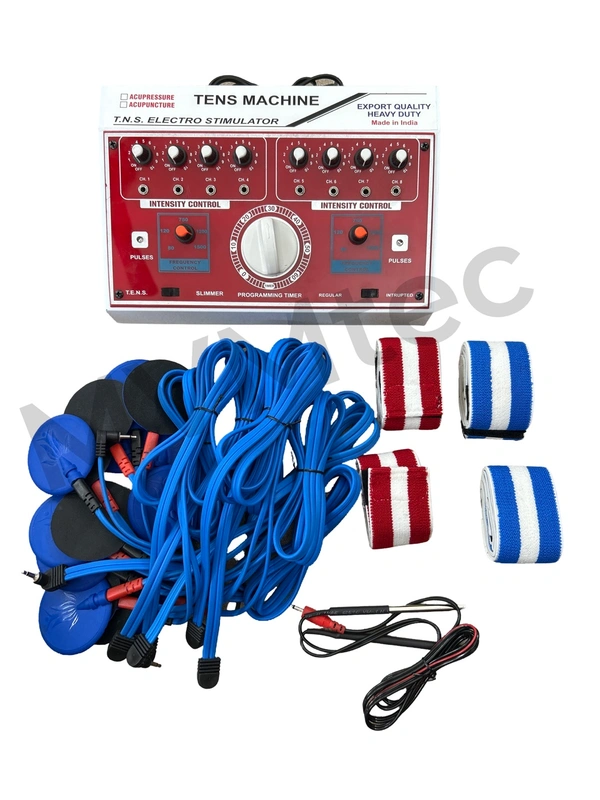 Mvmtec 8 Channels Tens Machine With All Accessories And Box - Physiotherapy Machine