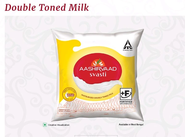 AASHIRVAAD SVASTI Milk 500ml - Double Toned, 220