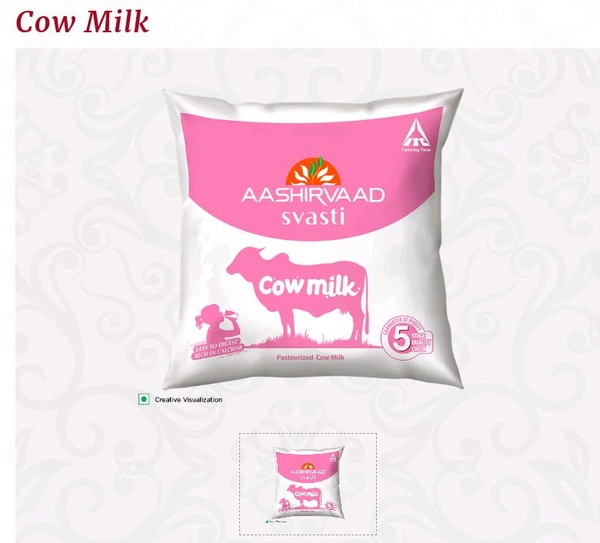 AASHIRVAAD SVASTI Milk 500ml - Cow, 1