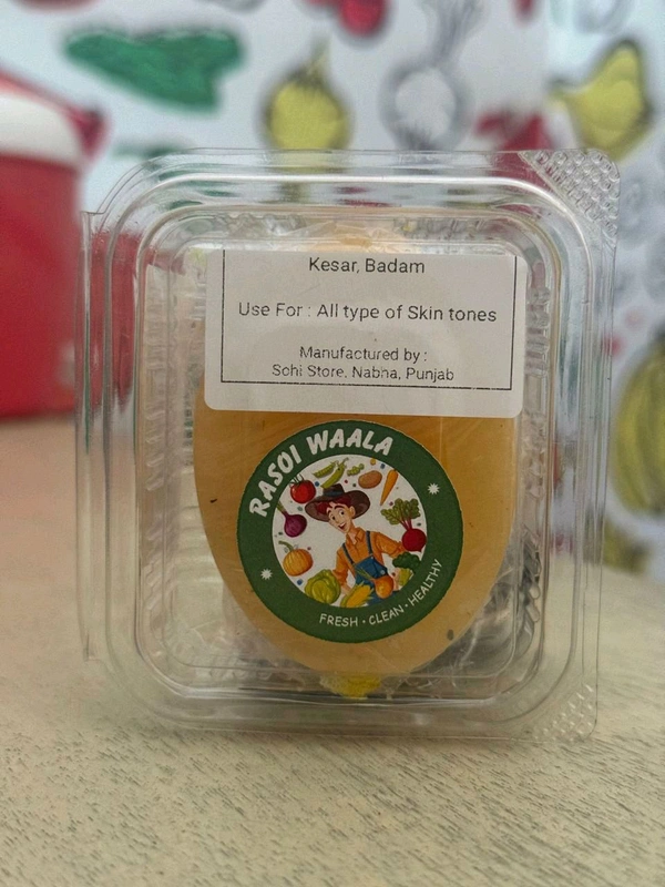 Natural Kesar-Badam Soap