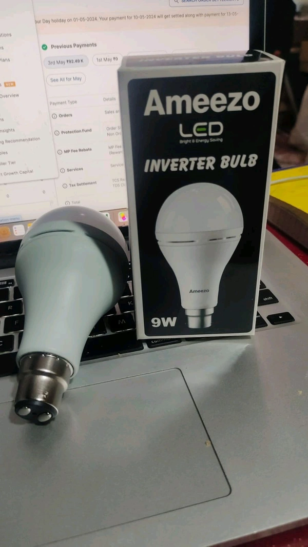 9w Ac/ Dc Rechargeable Bulb (1yr Warranty) 60 pcs box