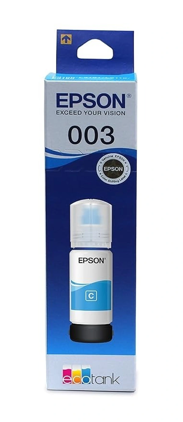 EPSON 003 Colour Ink Bottle 65ml - 1 Pcs, Cyan