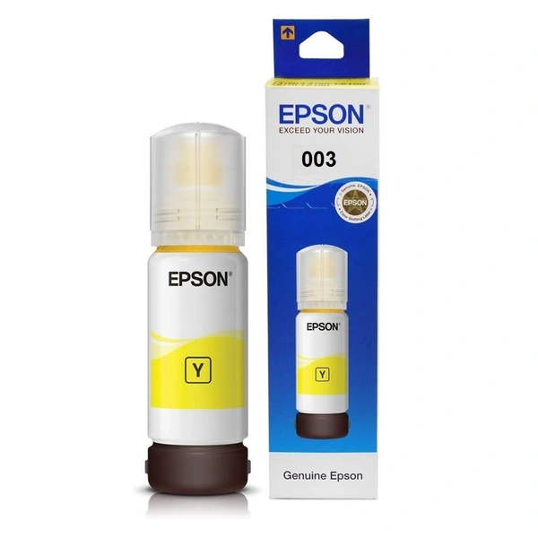 EPSON 003 Colour Ink Bottle 65ml - 4 Pcs, Yellow