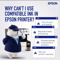 EPSON 664 Colour Ink Bottle 70ml - 1 Pcs, Cyan