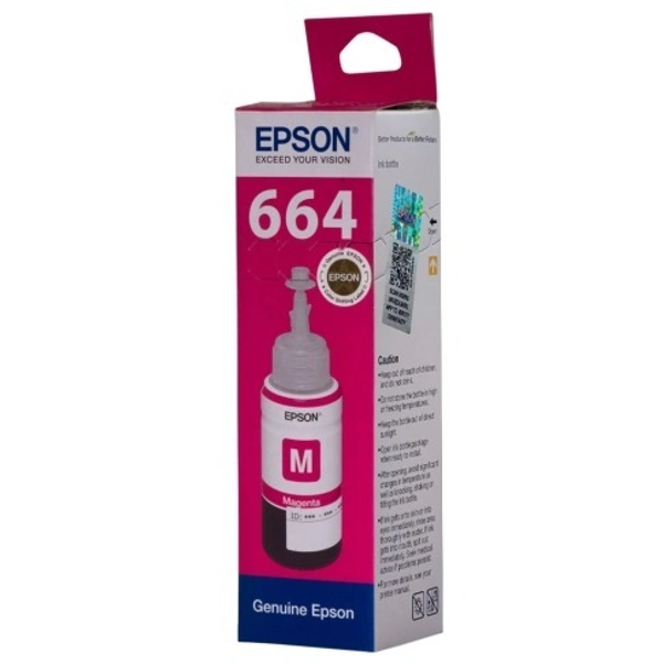 EPSON 664 Colour Ink Bottle 70ml - 1 Pcs, Magenta
