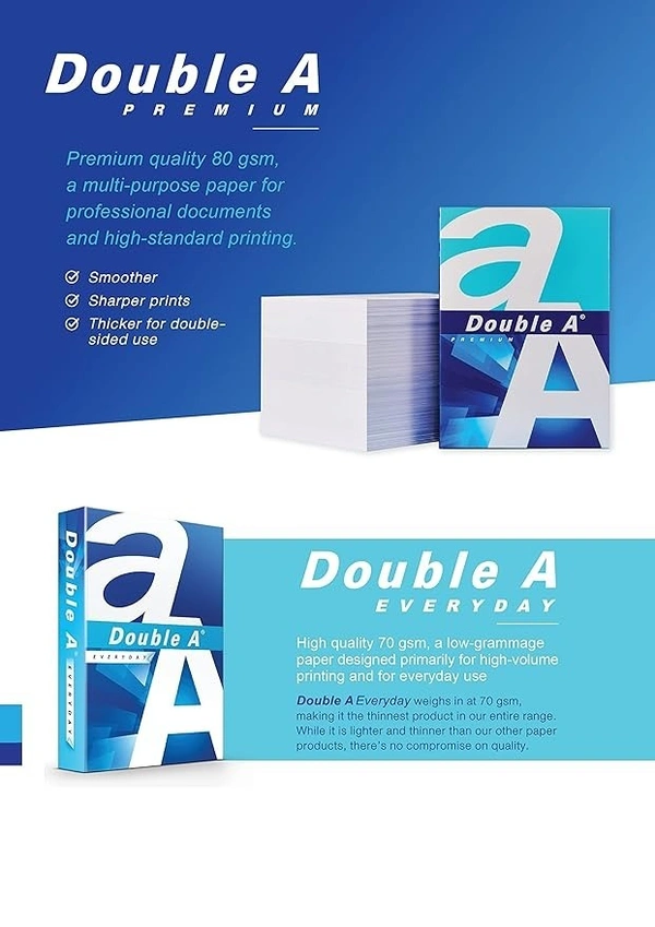 COPIER PAPER A4 ( Pack of 10 Pcs ) - AA Premium, 70GSM