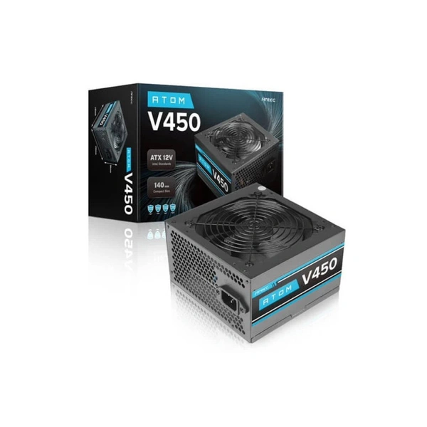 ANTEC ATOM V450 SMPS ( COMPUTER POWER SUPPLY ) - 450W, ATOM V450, ANTEC