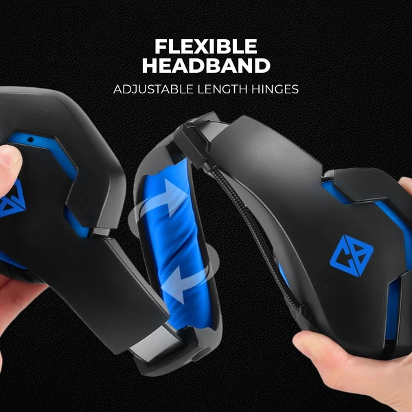 CosmicByte Cosmic Byte GAMING HEADSET with MIKE - BLAZAR, Blue
