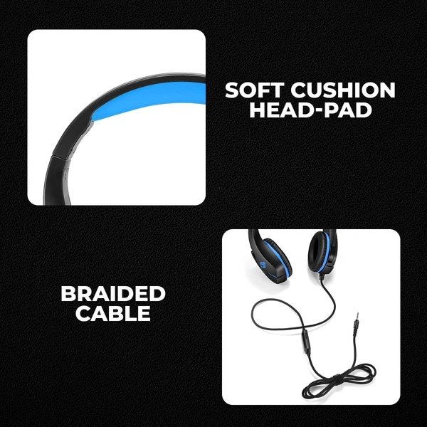 CosmicByte Cosmic Byte GAMING HEADSET with MIKE - BLAZAR, Blue