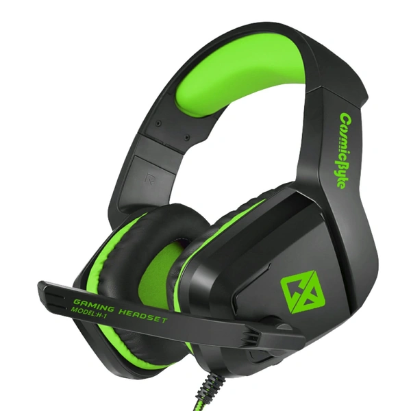 CosmicByte Cosmic Byte GAMING HEADSET with MIKE - H-1, Green