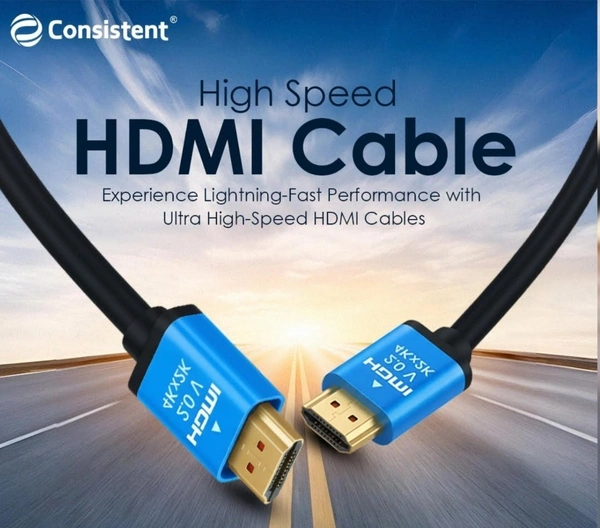 HDMI 4K 2K CABLE (M to M ) for MONITOR | TV | LED | DVR | NVR - CONSISTENT, 1.5M