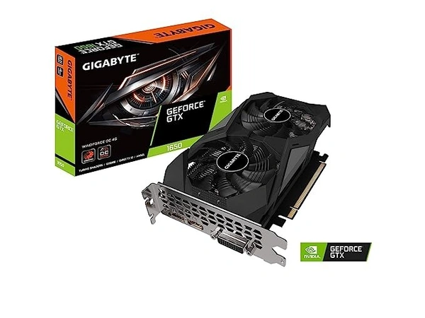 GIGABYTE Graphics Card Nvidia GeForce ® GTX 1650 DDR6  - GDDR6, GIGABYTE