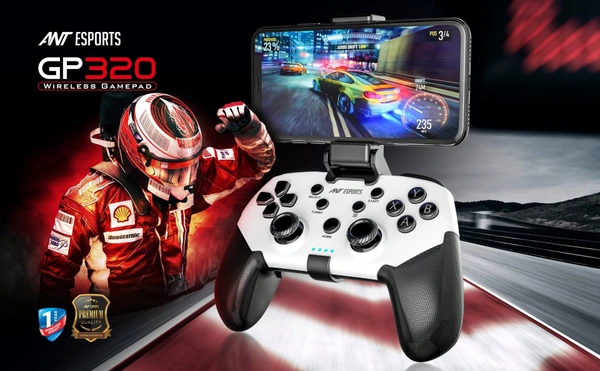 ANT ESPORTS GAMEPAD - WIRELESS, GP320, White
