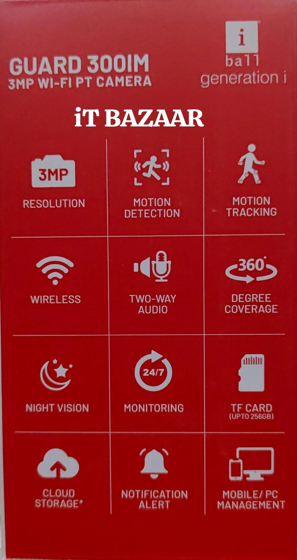 IBALL iBall 3MP WiFi PT Camera