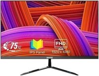 LAPCARE LED Monitor LM22WHD - 22" (54.61CM) with FHD Display| 1920 X 1080| Flick Free & 75hz, 16:9 Aspect Ratio, Response 5ms | Frameless Body| Metal Stand & VGA+ HDMI Ports (3 Year Warranty) - LAPCARE, 22 inch