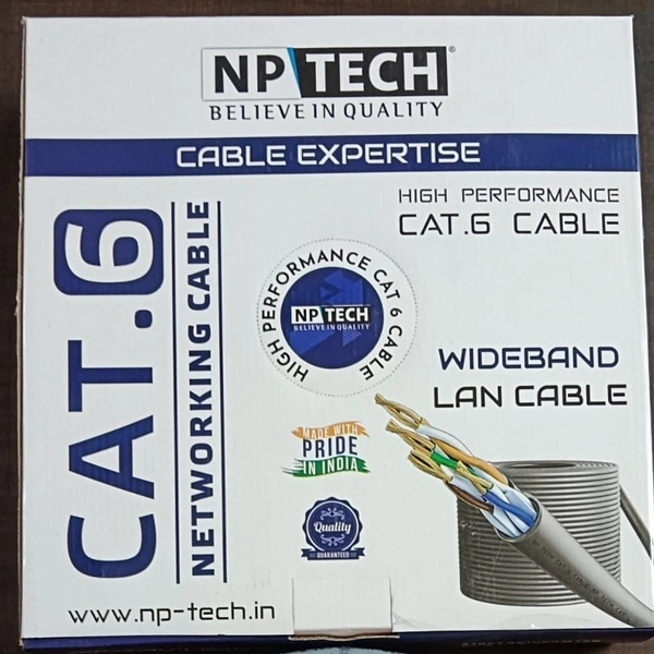 NPTECH CAT6 100M LAN CABLE - COPPER, NPTECH, 100M