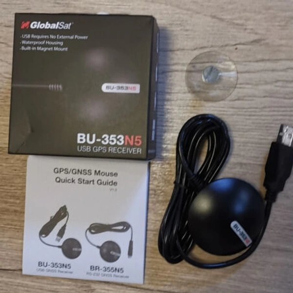 USB GPS RECEIVER BU-353N5 - Black