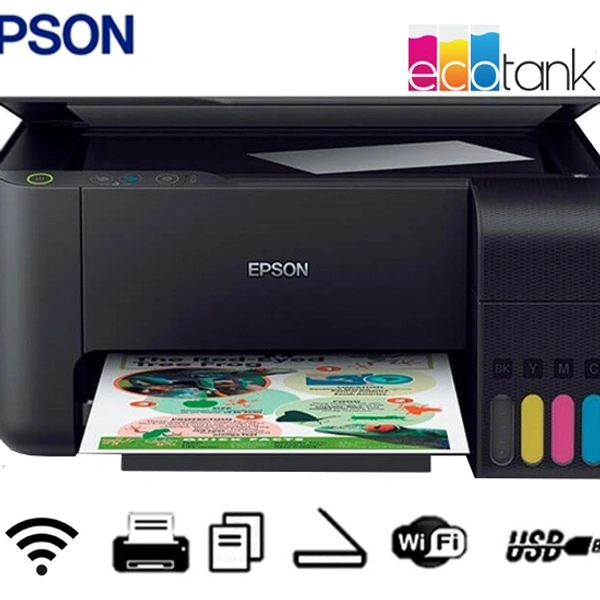 EPSON EcoTank L3250 Print | Scan | Copy | Wi-Fi Direct Colour Printer - MULTIFUNCTION