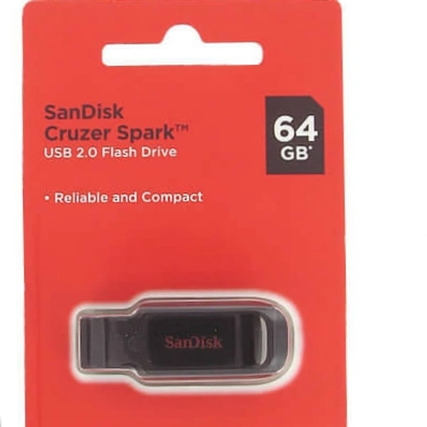 SANDISK  SanDisk 64GB Pendrive 2.0 - 1 Pcs, USB 2.0