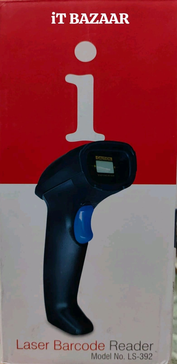 IBALL Laser Barcode Reader LS-392 - Black