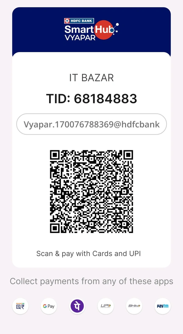 HDFC QR CODE