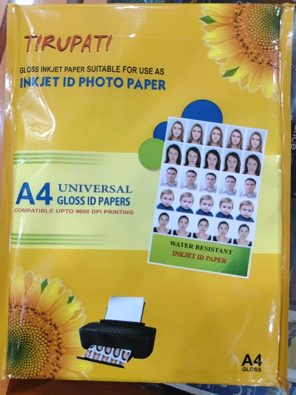 PHOTOGLOSSY PAPER 130GSM 50SH (PACK OF 10) - 10 Pcs, TIRUPATI, 130GSM