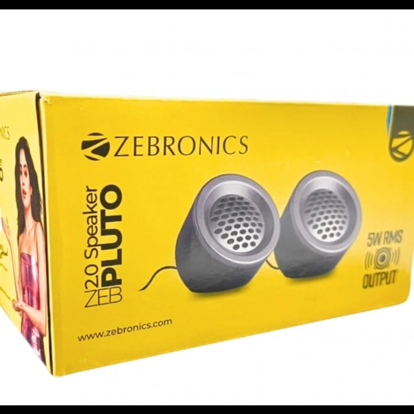 ZEBRONICS PLUTO SPEAKER 2.0 USB POWERED - 1 Pcs