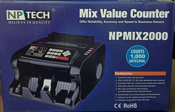 NPTECH NOTE COUNTER - NP2000MIX