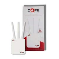ROUTER 5G/4G Sim Compatible  Connect with DVR/NVR/WiFi Camera  - 3 Antenna, COFE