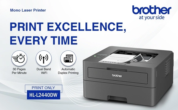 BROTHER HL-L2440DW WiFi Duplex Laser Printer - SINGLE FUNCTION