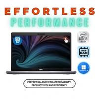 DELL Refurbished Latitude 5410 Touch Screen Intel Core i5 10th | 8GB | 256GB | WIN 10 | Slim Laptop Silver - Latitude 5410 Touch, Intel i5 10th, 14.1"