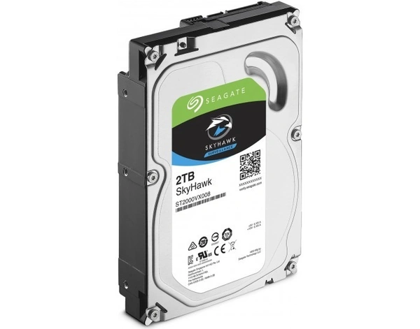 SEAGATE HARD DISK - 2TB, SKYHAWK