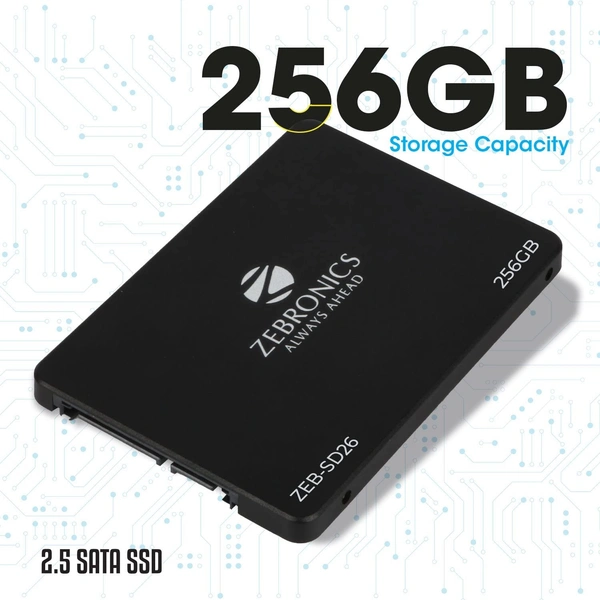 INTERNAL SSD SATA ZEBRONICS - 256GB, ZEBRONICS