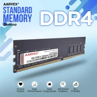Aarvex Desktop Ram 8GB DDR4 3200Mhz - 8GB, 3200MHz, AARVEX