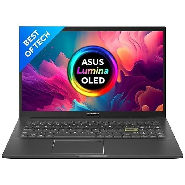 ASUS VivoBook Ai+OLED, Intel Core i3-1115G4, Thin and Light Laptop - Black, Intel Core i3, 11th