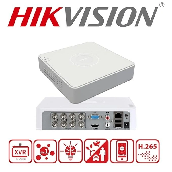 HIKVISION DVR REGULAR - 8 CHANNEL, 2MP