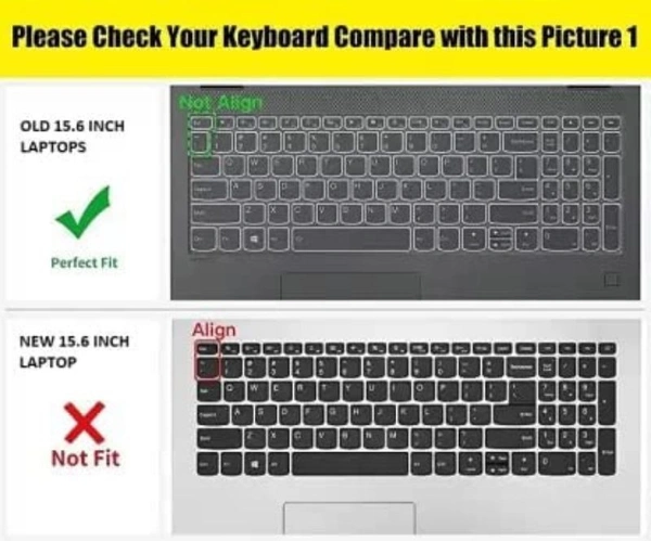 ITB Laptop Silicon Keyguard ( KEYSKIN ) - 1 Pcs, 15.6 Inch