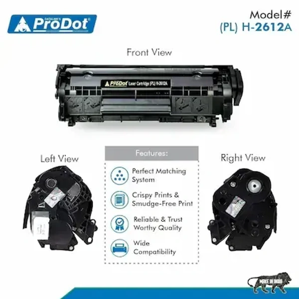 12A-Laser Toner Cartridge - 1 Pcs, PRODOT