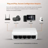 TENDA SWITCH 10/100Mbps - 5 PORT